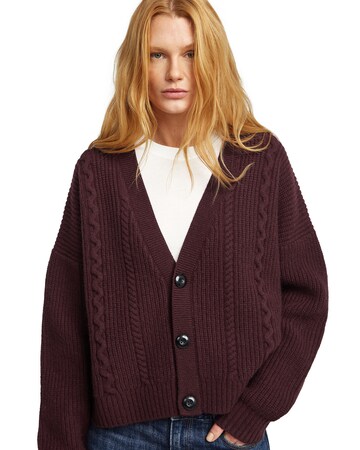 G-STAR Gebreid vest in Rood