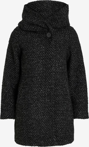 VILA Between-Seasons Coat in Black: front