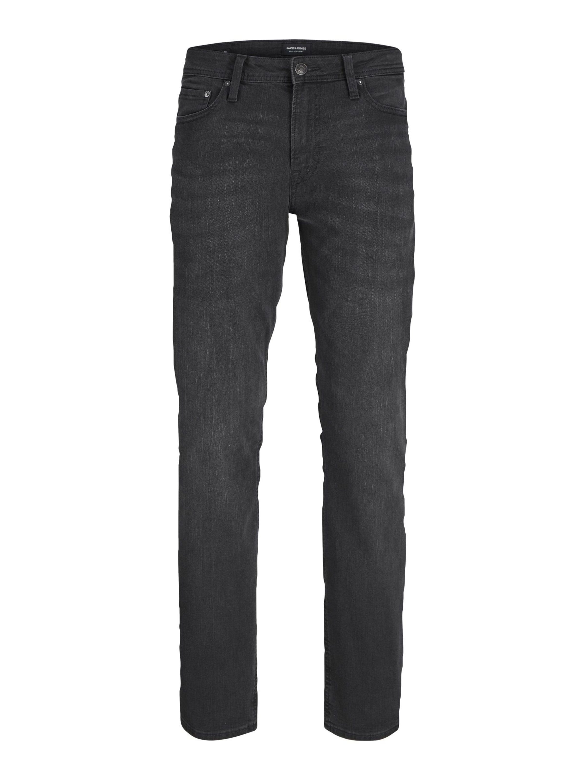 Regular Jean 'JJICLARK JJORIGINAL' JACK & JONES en noir : devant
