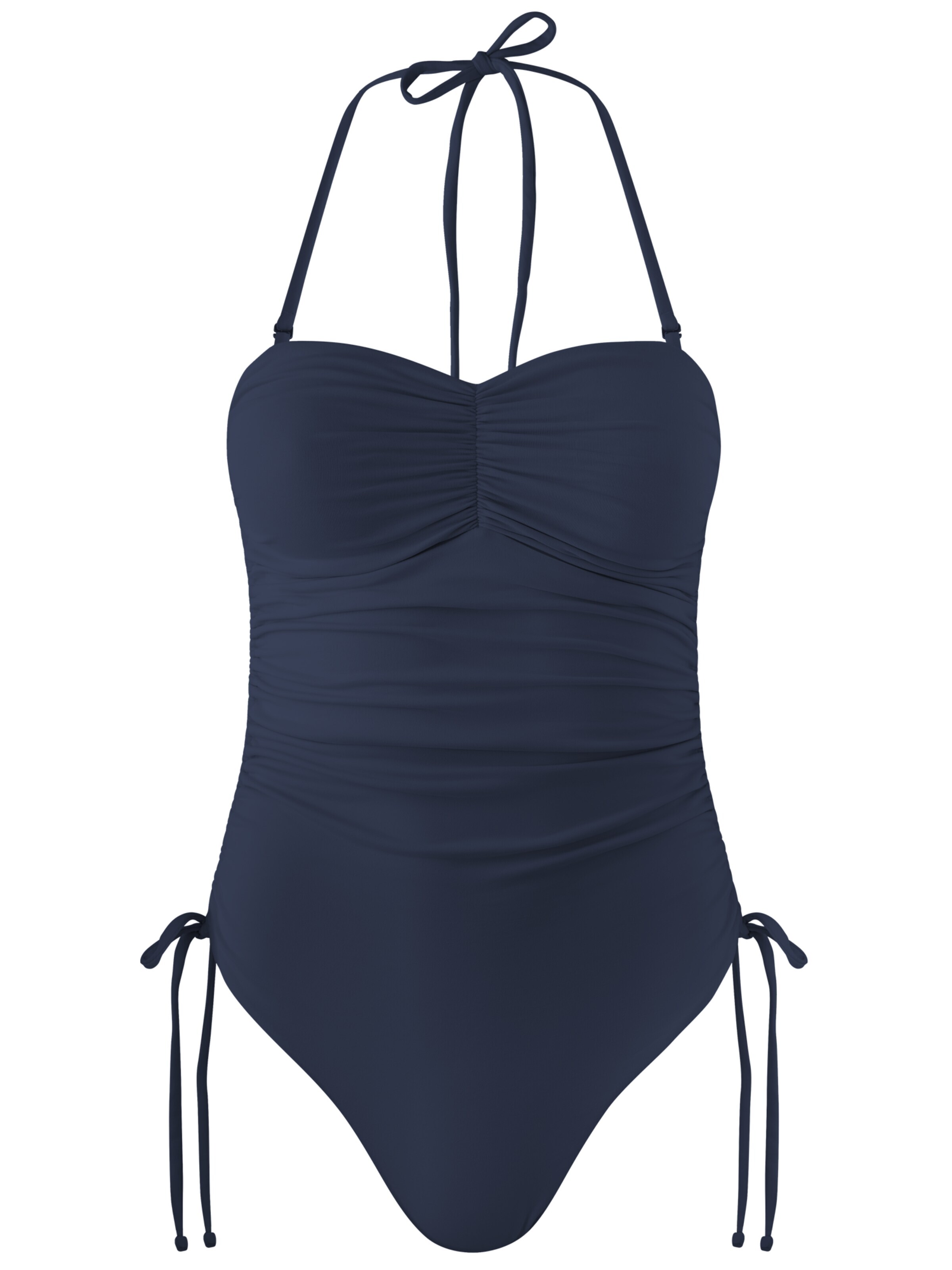 SEA ME SWIM Bandeau Swimsuit 'NOÉVA' in Blue: front