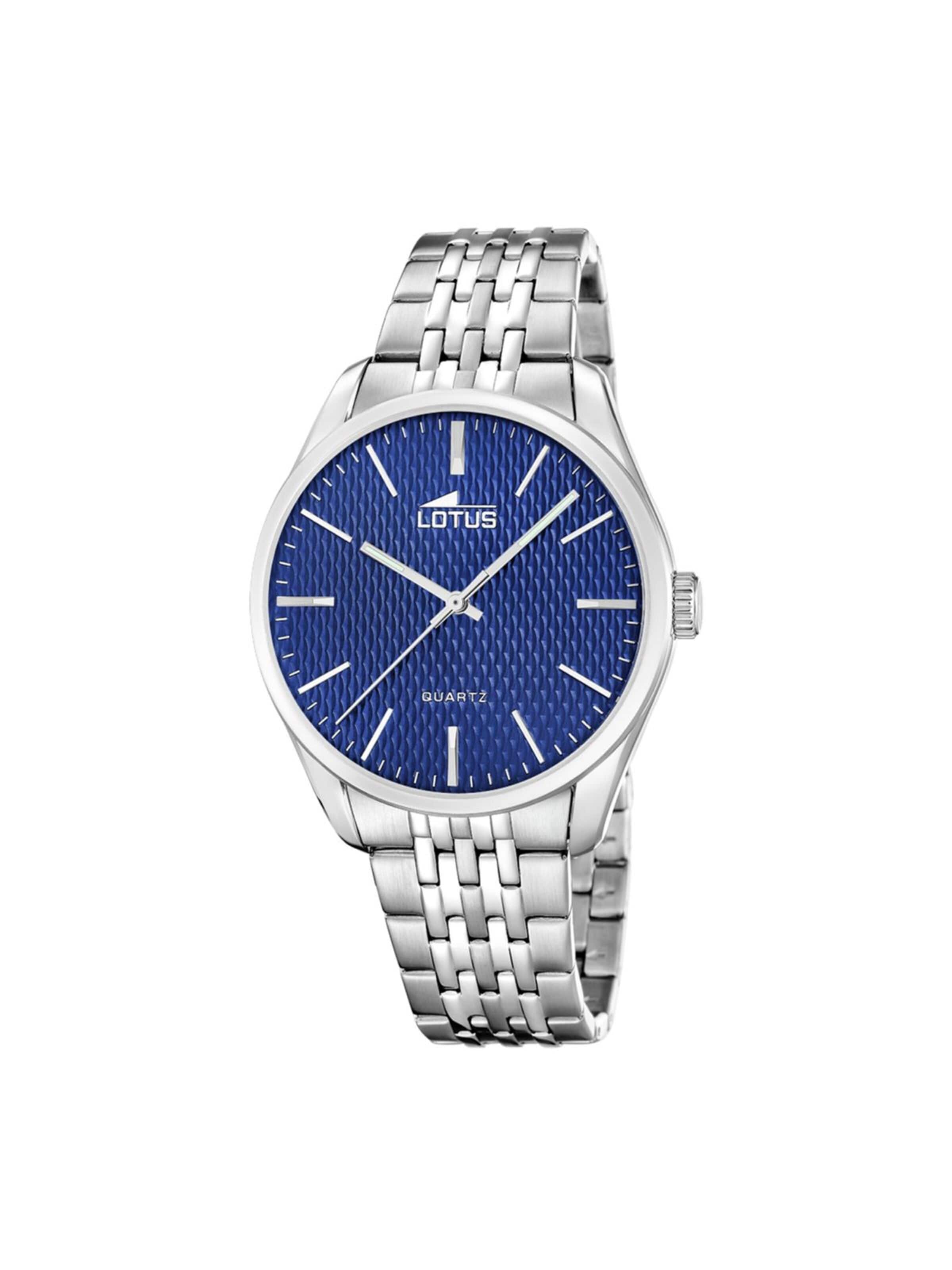 Lotus Analogové hodinky 'Watch Minimalist For Him' – modrá: přední strana