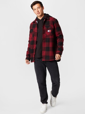 TOMMY HILFIGER Regular fit Button Up Shirt in Red