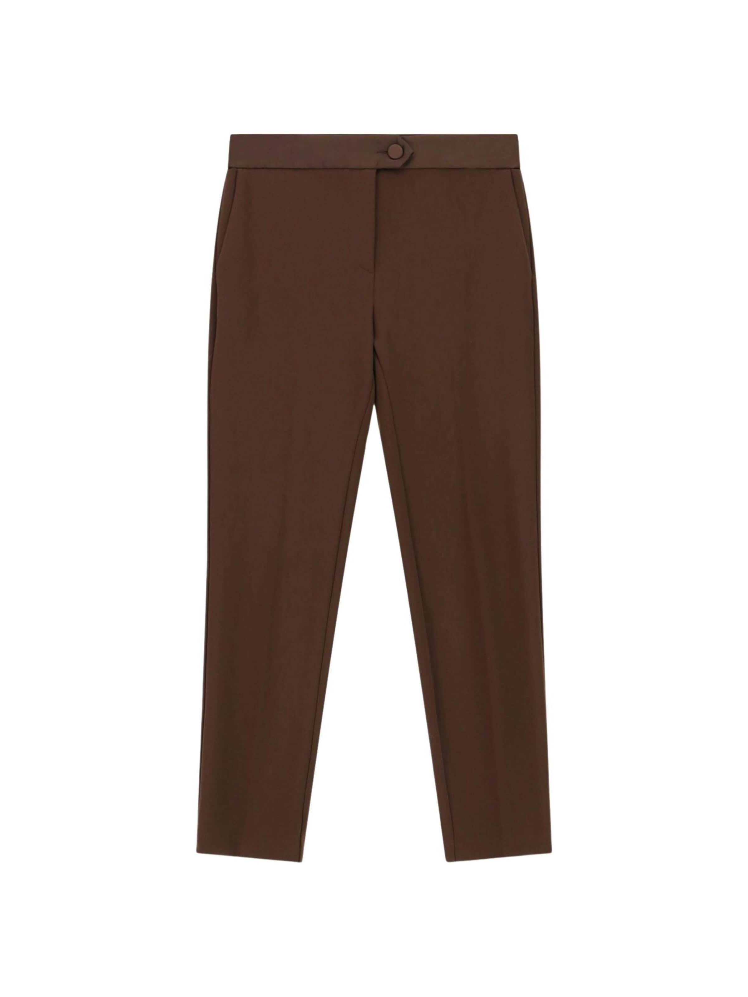 IMPERIAL Slim fit Pants 'IMPERIAL PANTALONE DRITTO' in Brown: front