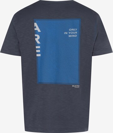 SELECTED HOMME T-Shirt ' Relaxbo ' in Blau: predná strana