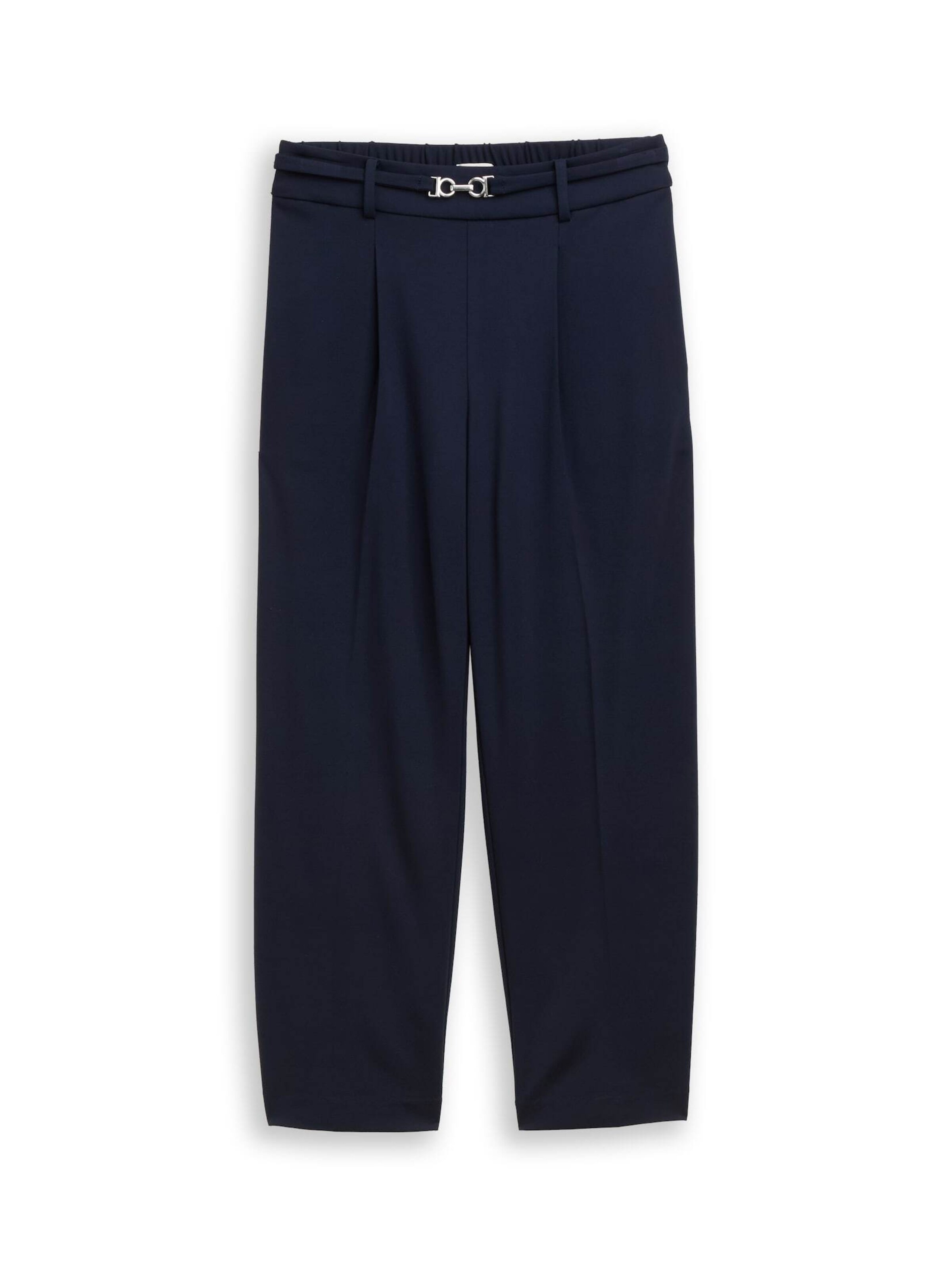 TOM TAILOR Pleat-front trousers in 44/28 in Blue, Item view