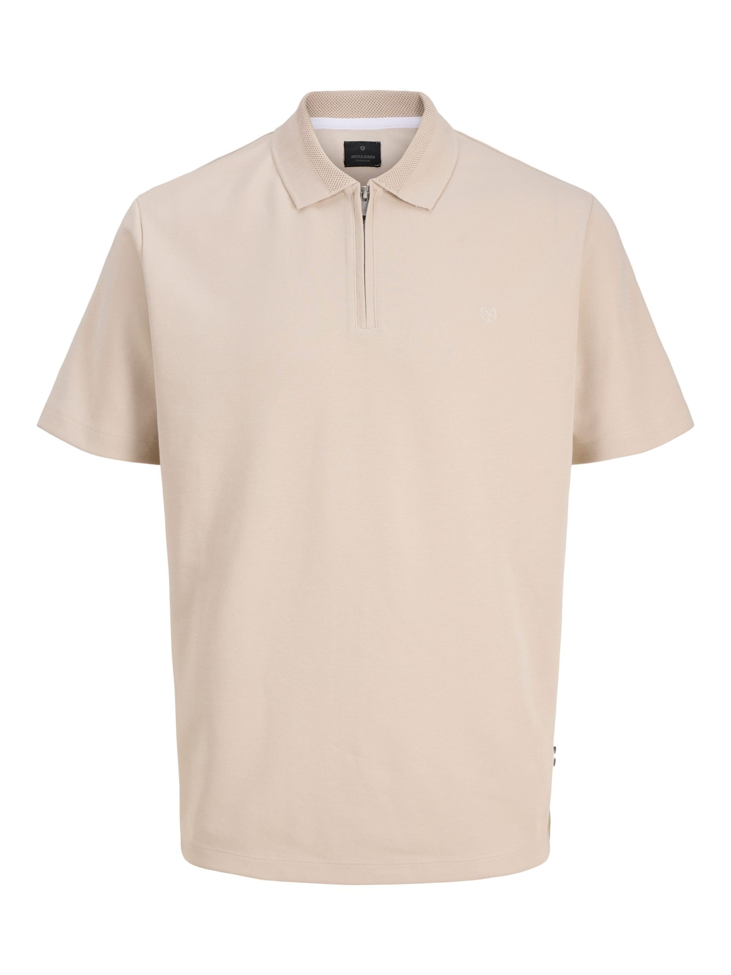 JACK & JONES - Camiseta en beige: frente
