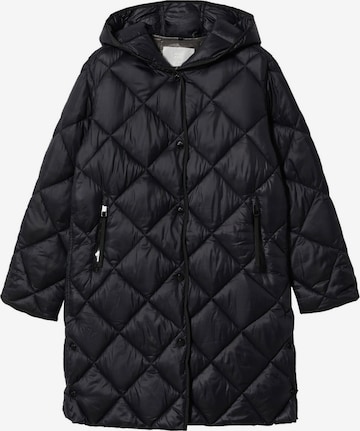 MANGO Winter Coat 'Gamba' in Black: front