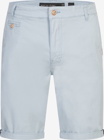 INDICODE JEANS Regular Chino Pants 'Creel' in Blue: front