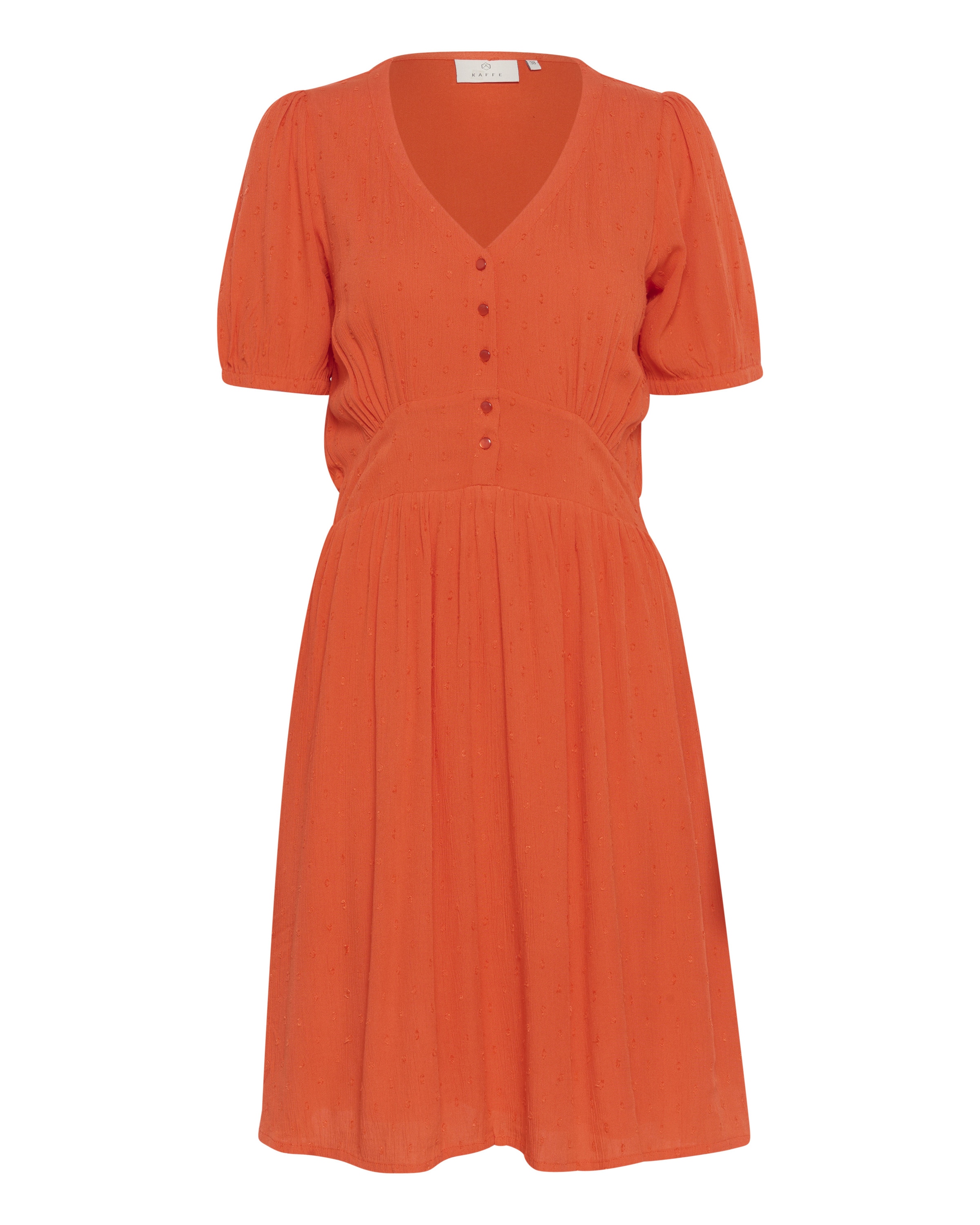 Kaffe Sommerkjole 'ronna' i orange: forside