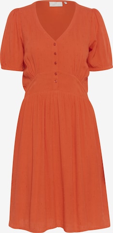 Kaffe Zomerjurk 'ronna' in Oranje: voorkant