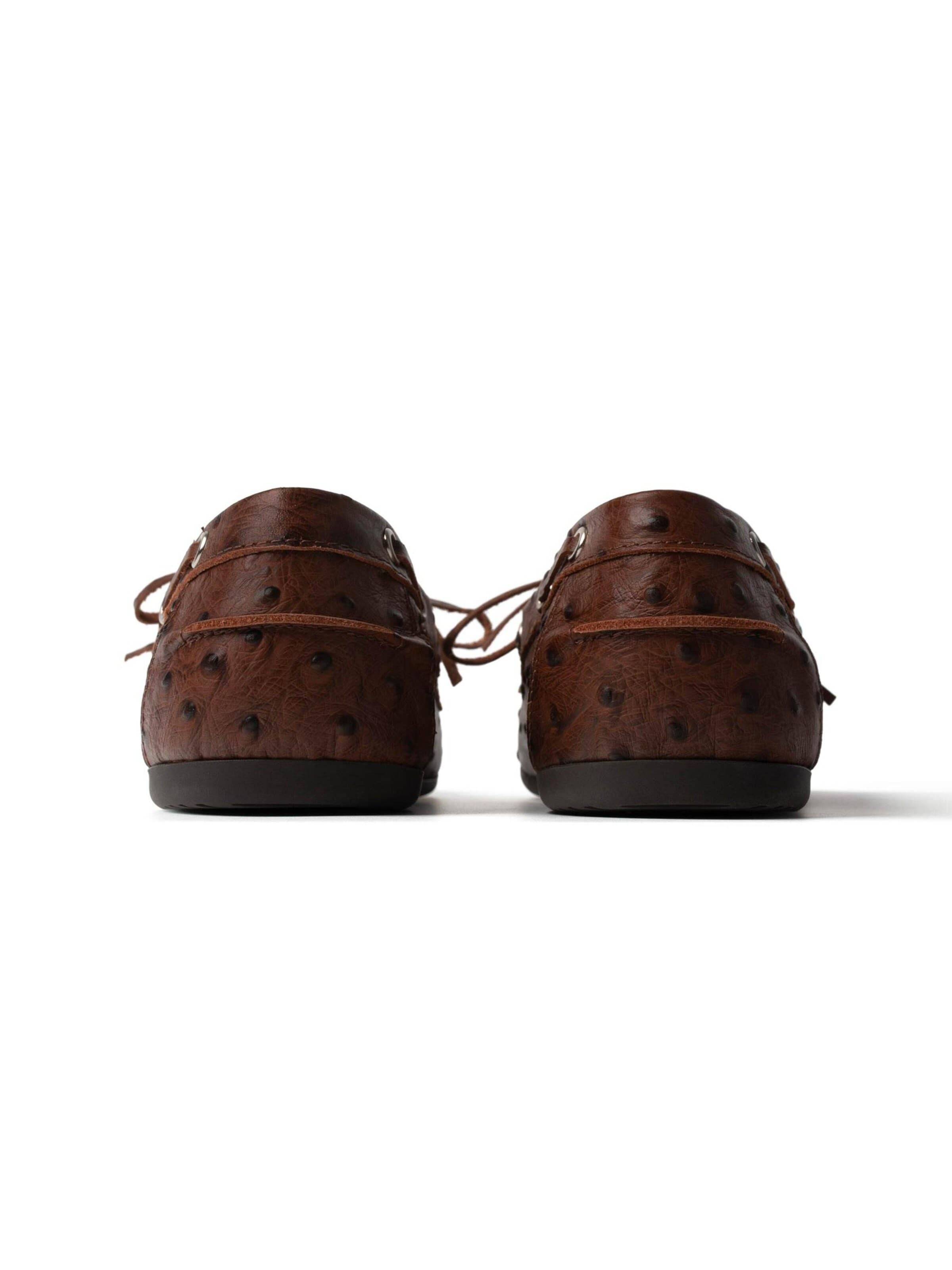 Mocassin 'SLOW LIFE' L37 HANDMADE SHOES en marron