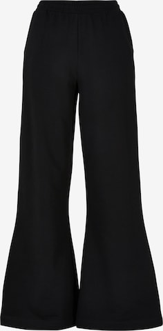 Urban ClassicsWide Leg/ Široke nogavice Hlače - crna boja: prednji dio