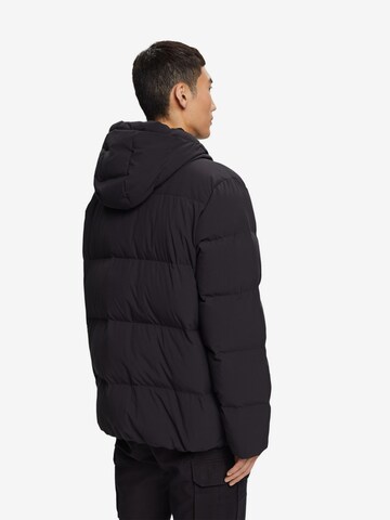 ESPRIT Winterjacke in Schwarz