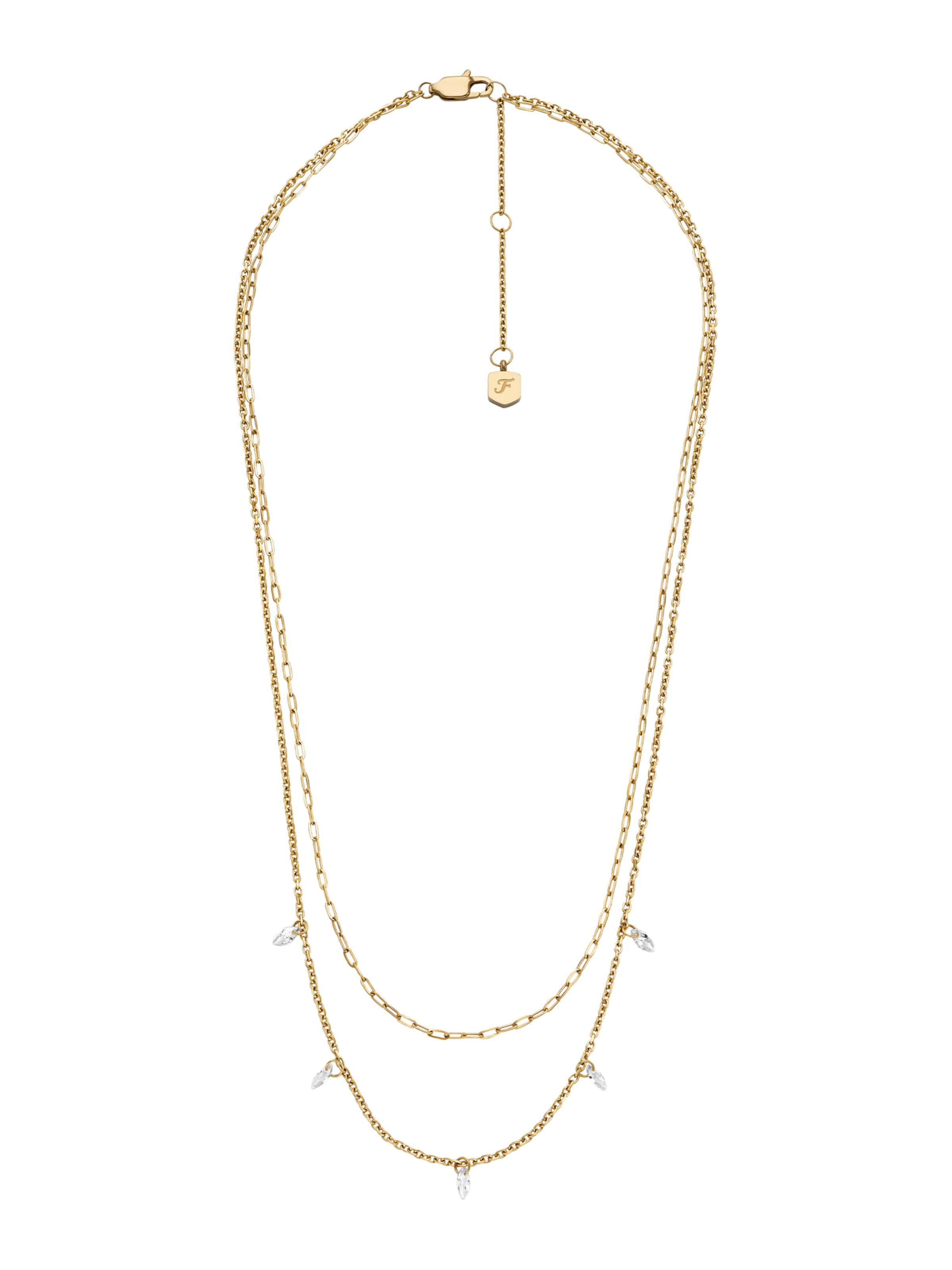 FOSSIL Łańcuszek 'Ellis' w kolorze złoty: przód