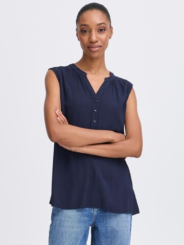 b.young - Blusa 'BYJacqueline' en azul: frente
