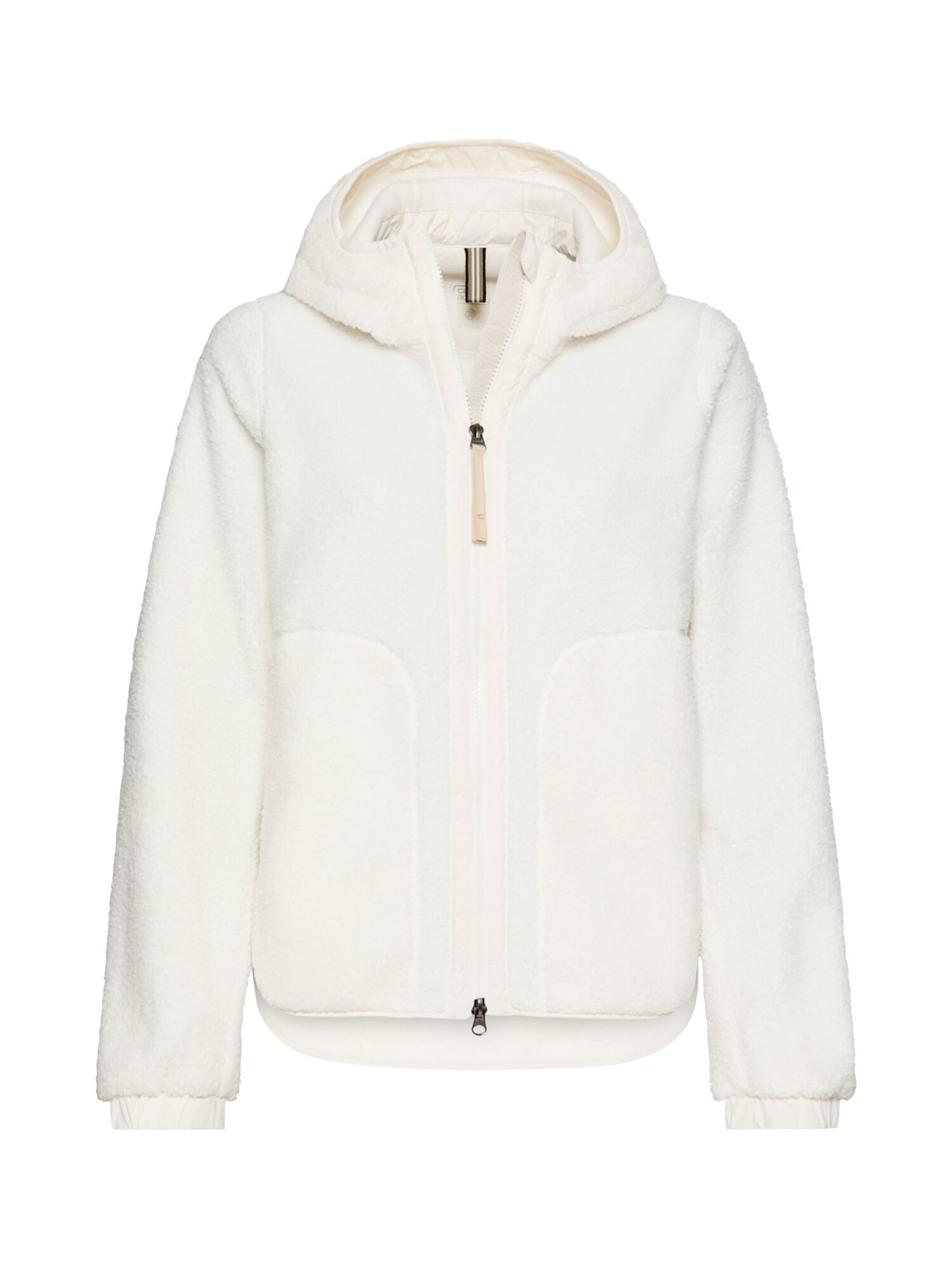 CAMEL ACTIVE Fleecejacke in Weiß: Vorderseite