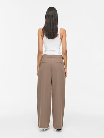 VILA - Ropa ancha Pantalón plisado 'VIMaya' en marrón