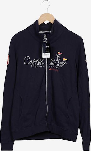 Gaastra Sweatshirt & Zip-Up Hoodie in XXL in Blue: front