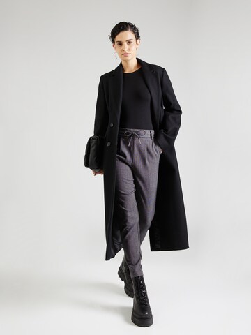 ONLY Tapered Pleat-front trousers 'Elise' in Grey