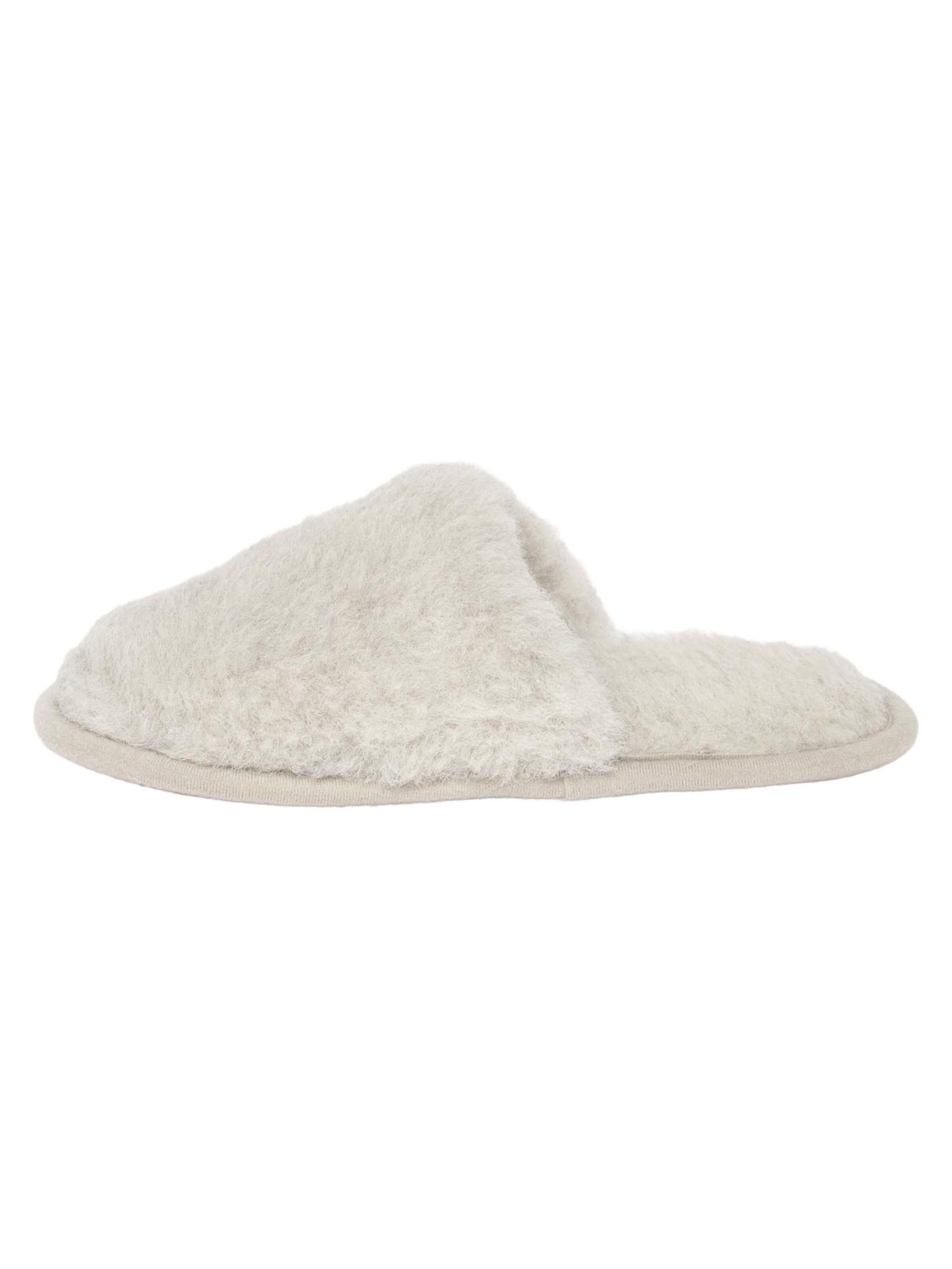 Gottstein Huisschoenen 'Curly Alpaca' in Grijs: voorkant