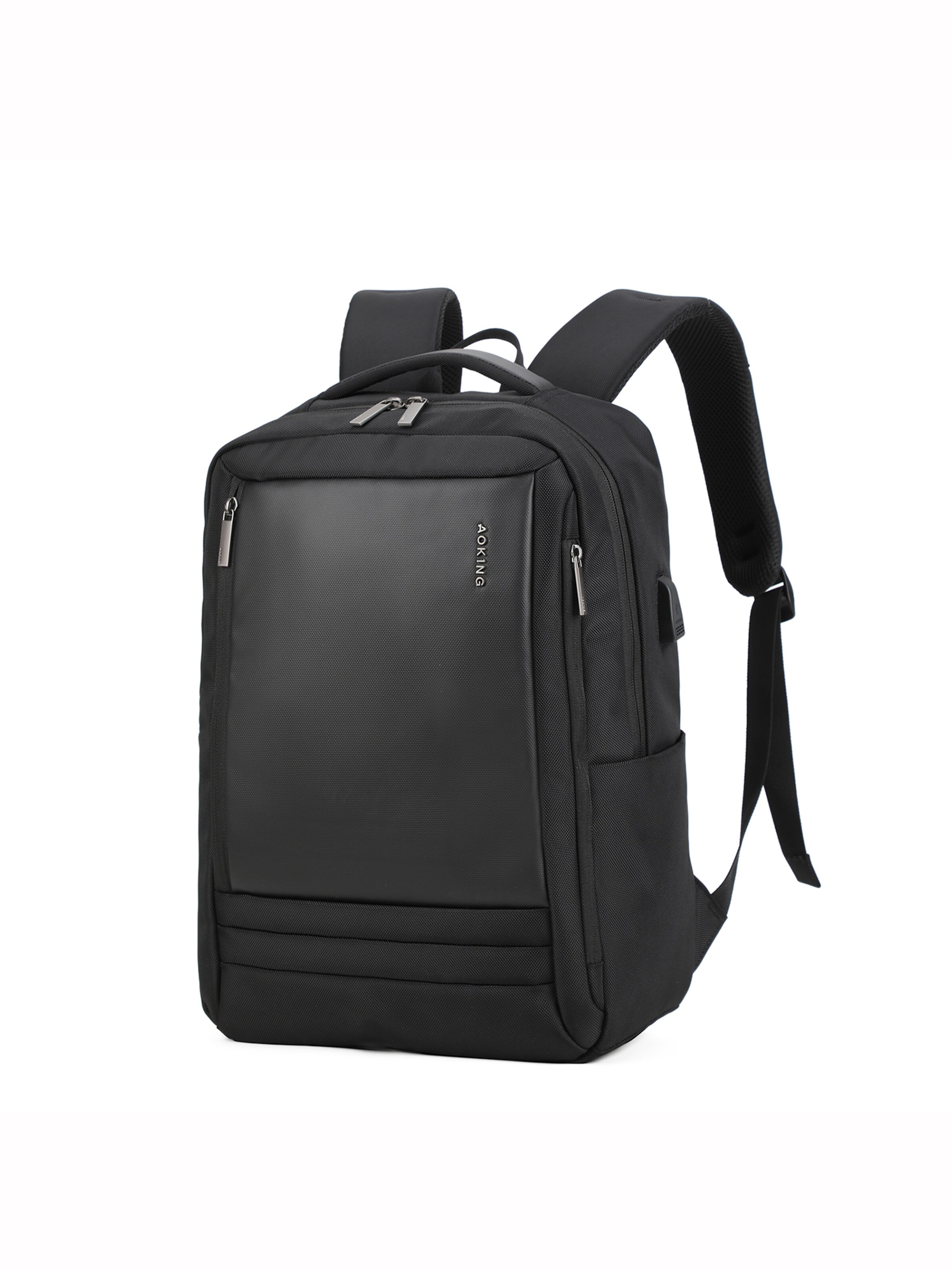 Aoking Rucksack in Schwarz: Vorderseite