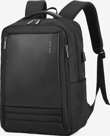 Aoking Backpack in Black: front