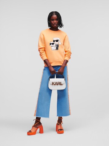 Karl Lagerfeld - Sweatshirt 'Ikonik 2.0' em laranja