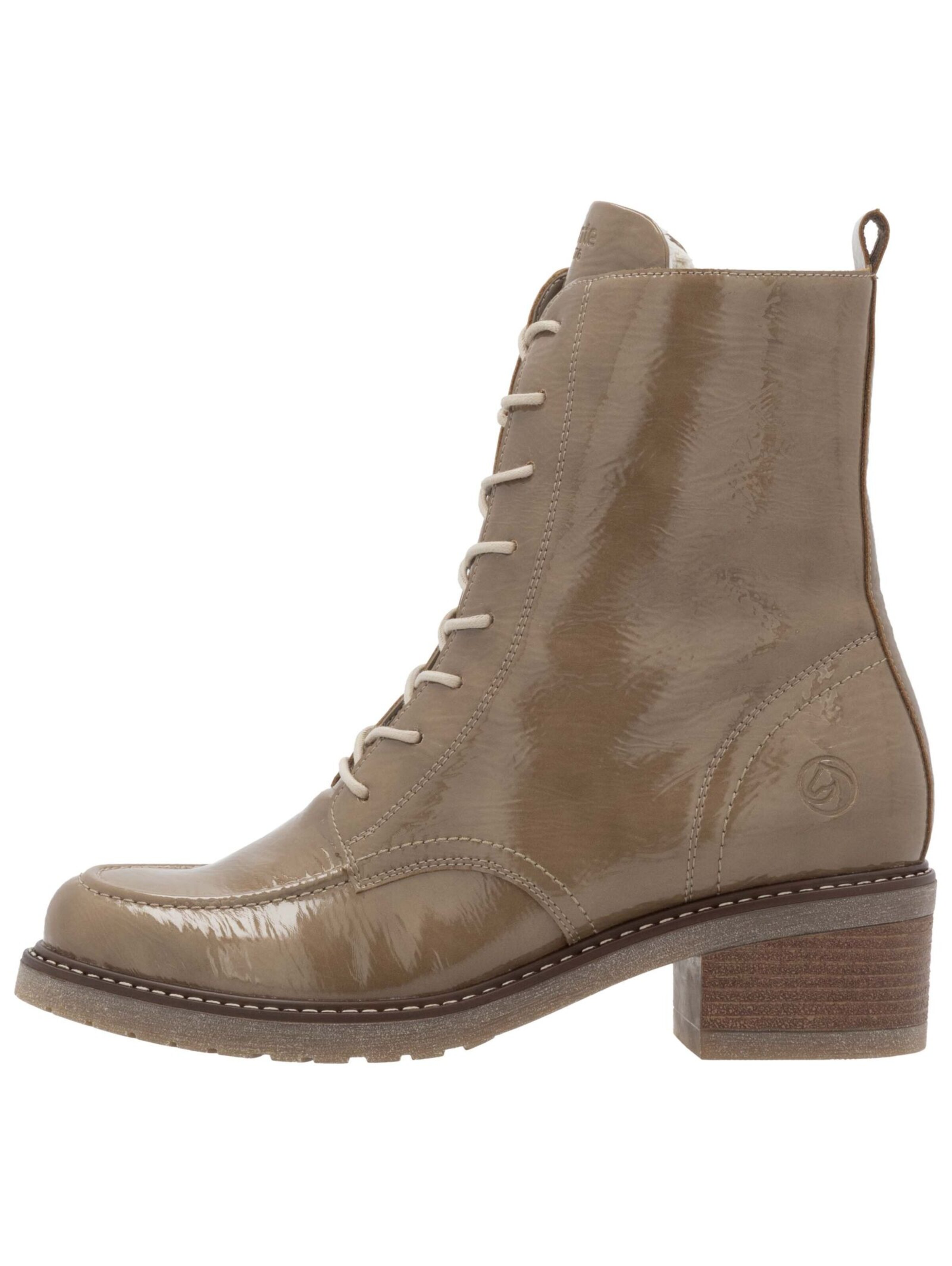 REMONTE Lace-Up Ankle Boots in Brown