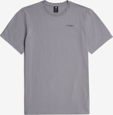 G-STAR Shirt 'Slim Base ' in Grijs: voorkant