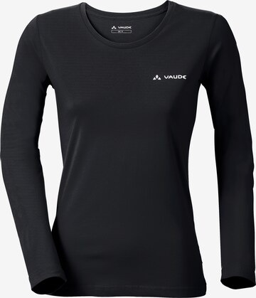VAUDE Functioneel shirt 'Brand' in Zwart: voorkant
