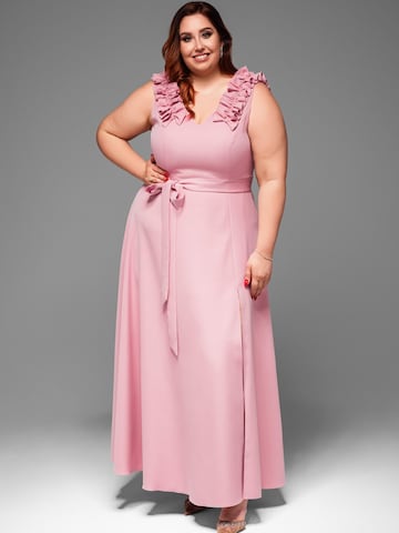Ombre Abendkleid‌‌‌‌‌‌‌ in Pink
