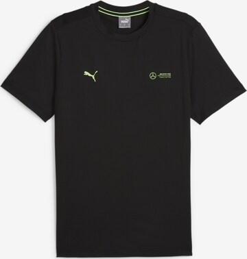 T-Shirt 'Mercedes-AMG Petronas' PUMA en noir : devant