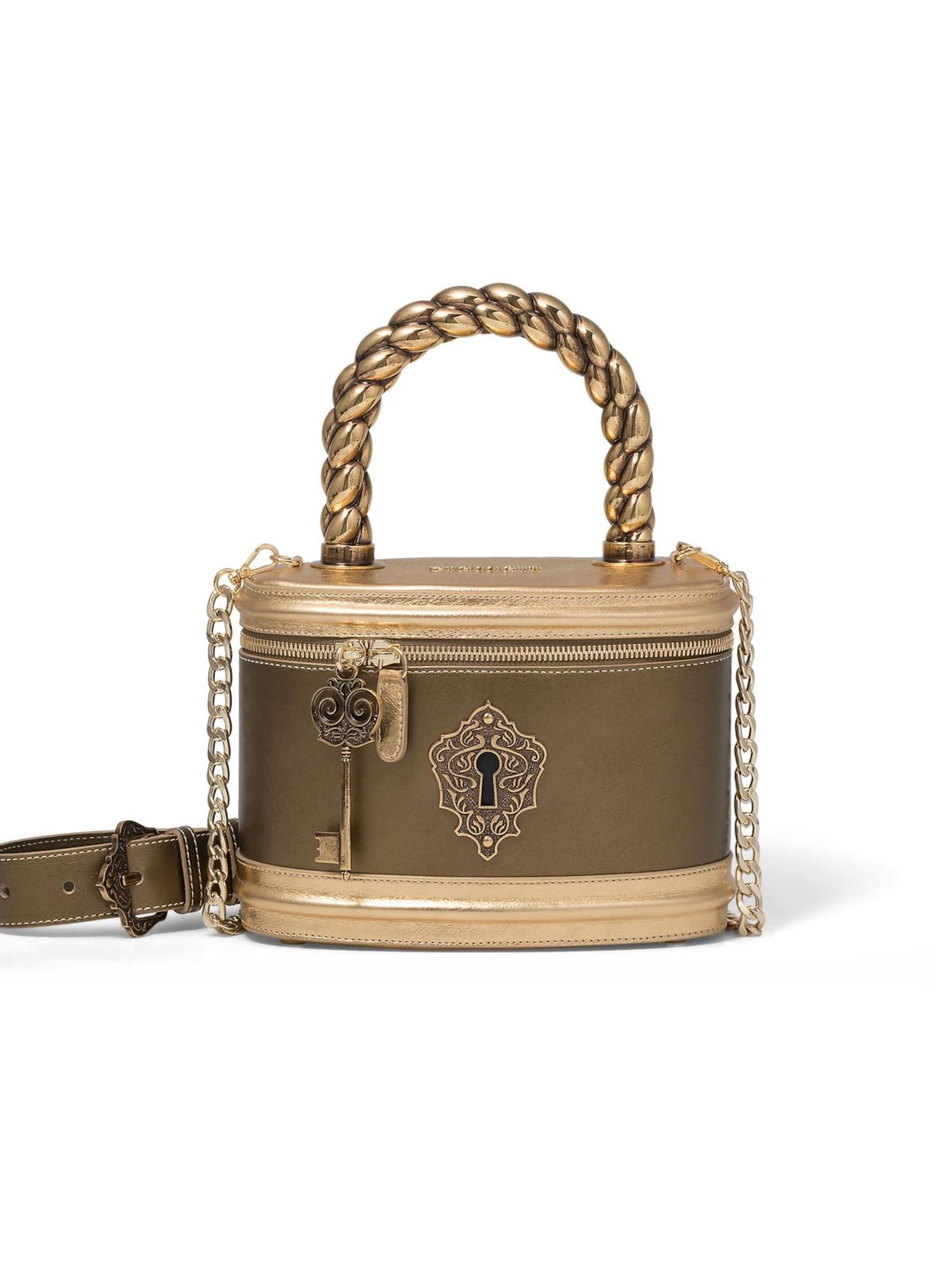 Braccialini Handtasche 'Tema Lucchetto'‌‌‌‌‌‌ in Silber: Vorderseite