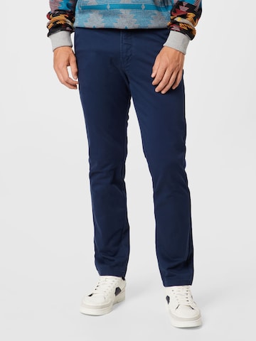 JACK & JONES Regular Chinobyxa 'PARKER' i blå: framsida