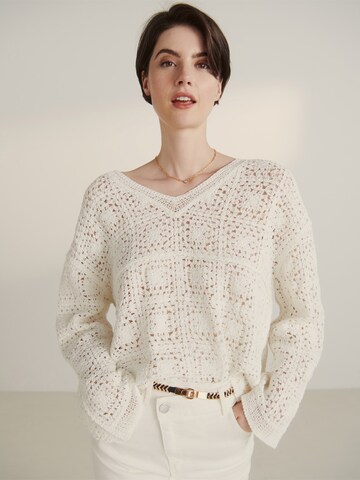 Guido Maria Kretschmer Women - Jersey 'Lana' en blanco: frente