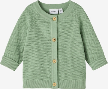 NAME IT Knit cardigan 'Dabil' in Green: front