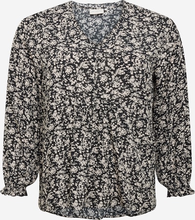 ONLY Carmakoma Bluse in schwarz / weiß, Produktansicht