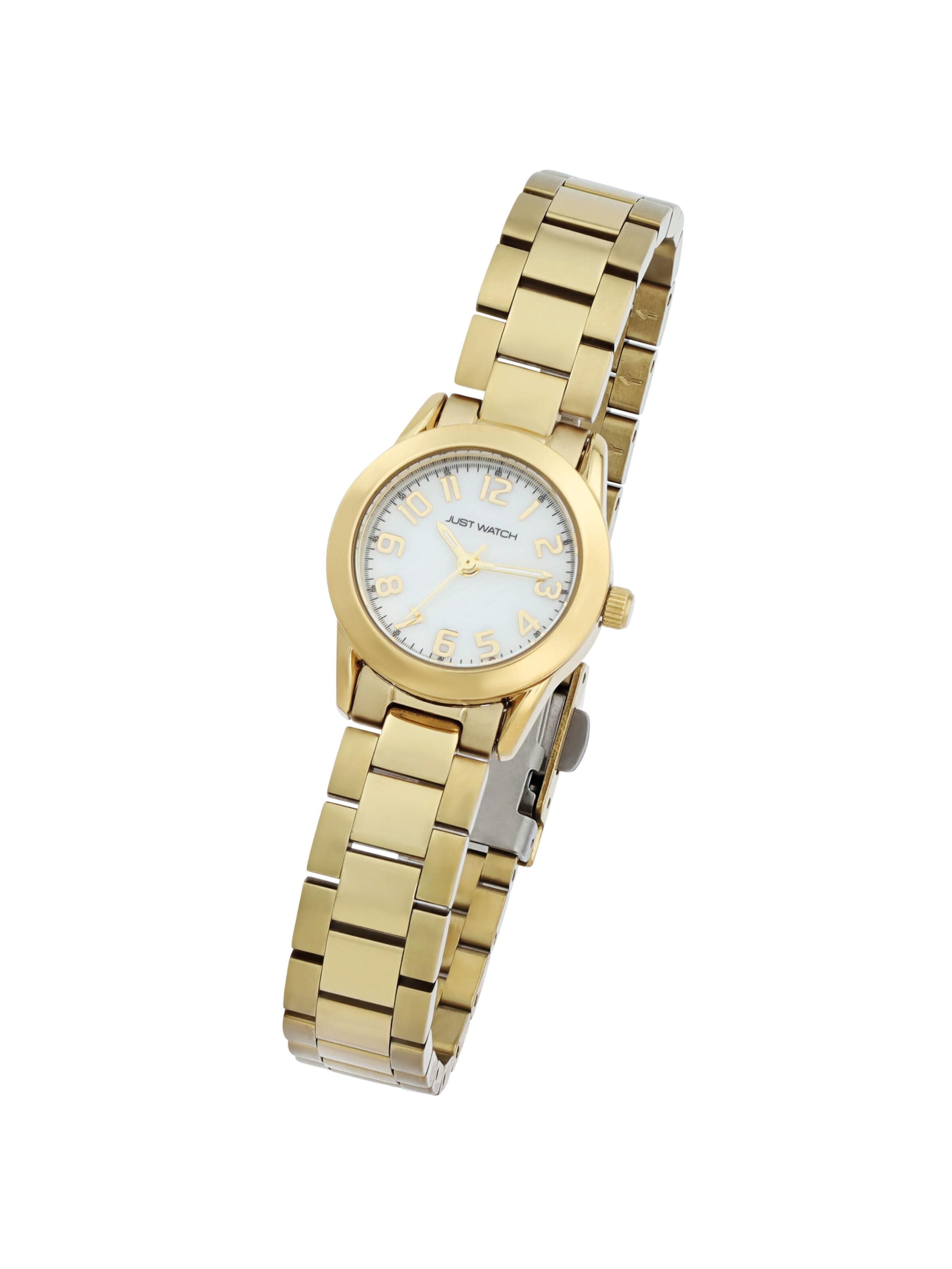 Just Watch Analoguhr '5 ATM'‌‌‌‌ in Gold: Vorderseite