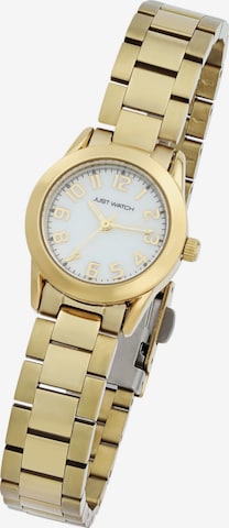 Just Watch Analoguhr '5 ATM' in Gold: Vorderseite