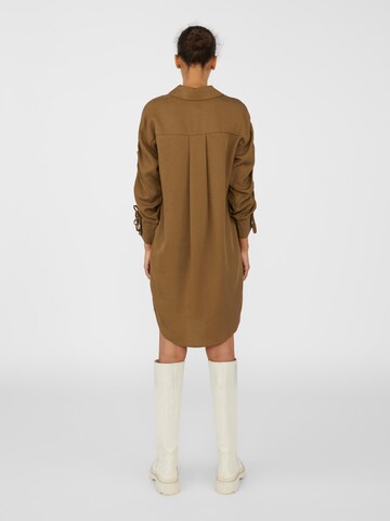 OBJECT Shirt Dress 'Elja' in Brown