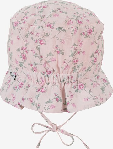 STERNTALER Hat 'Blumen' in Pink