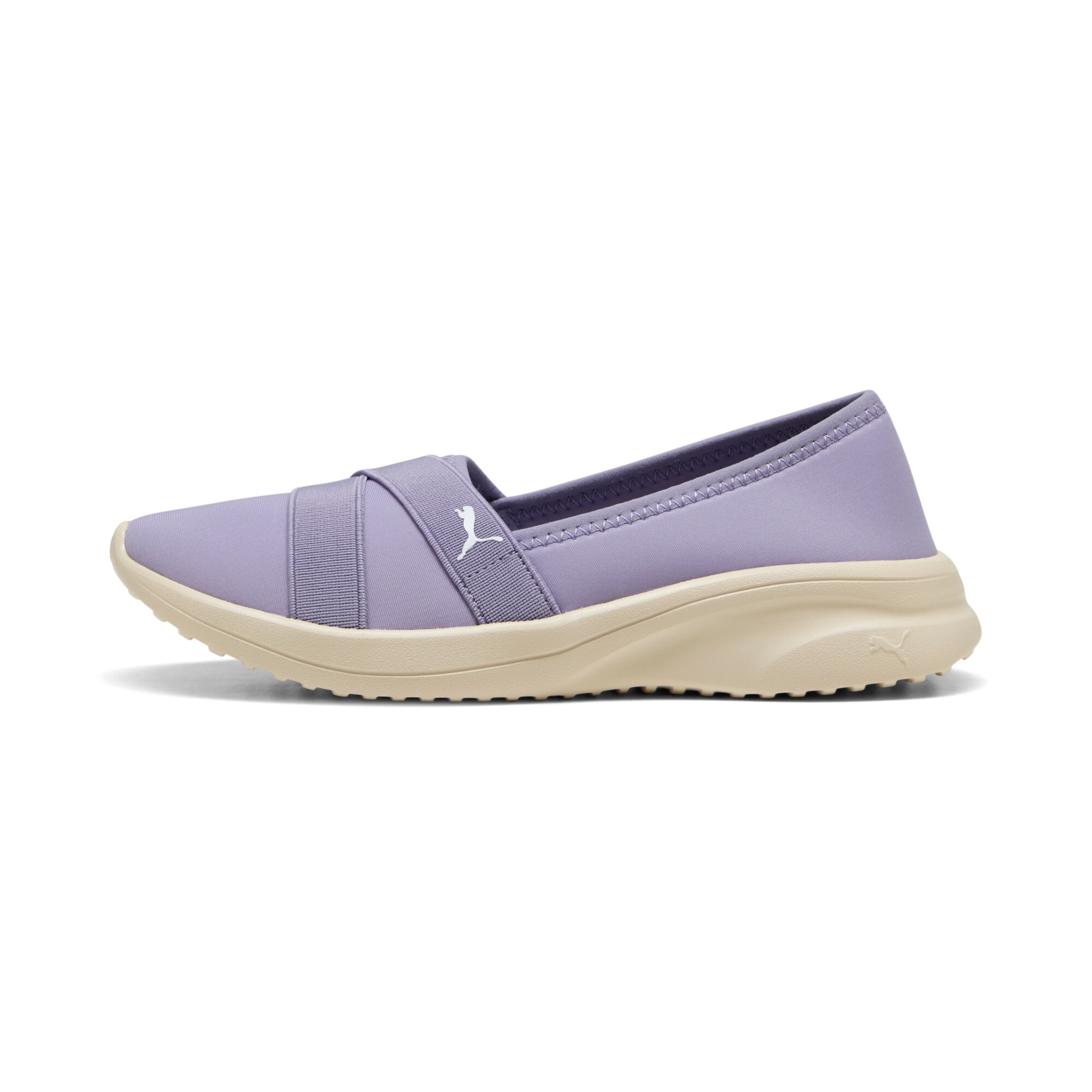 PUMA Slip-Ons in Purple: front