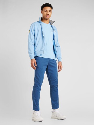 JACK & JONES - Slimfit Calças chino 'MARCO BOWIE' em azul