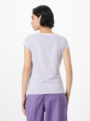 MADS NORGAARD COPENHAGEN T-shirt i lila