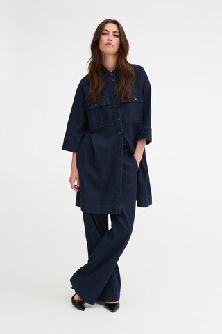 Robe-chemise 'Lara' My Essential Wardrobe en bleu