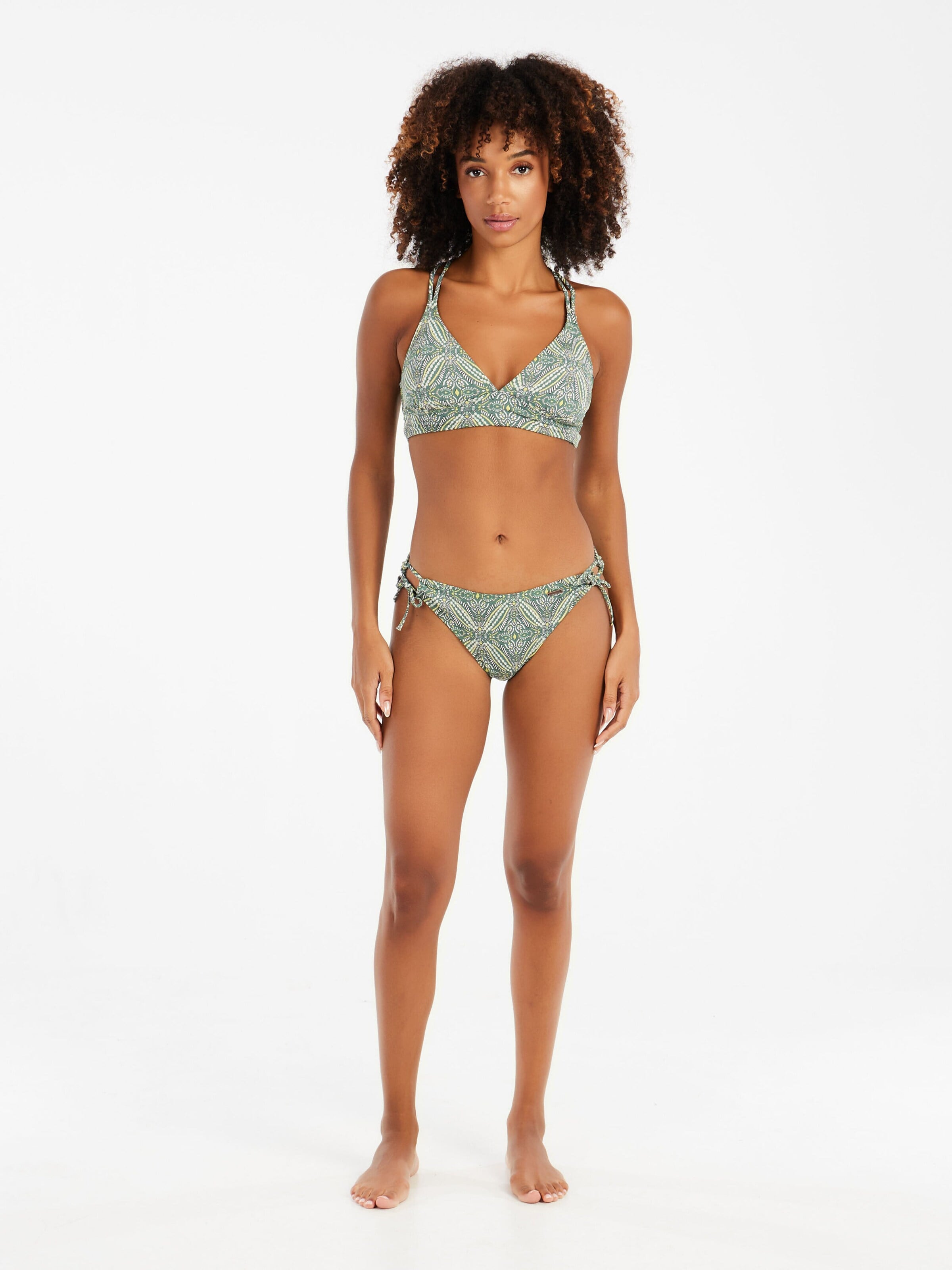PROTEST Triangle Bikini 'PRTGoofy' in Green