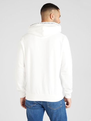 Sweat-shirt s.Oliver en blanc