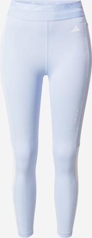 ADIDAS PERFORMANCE - Skinny Calças de desporto em azul: frente