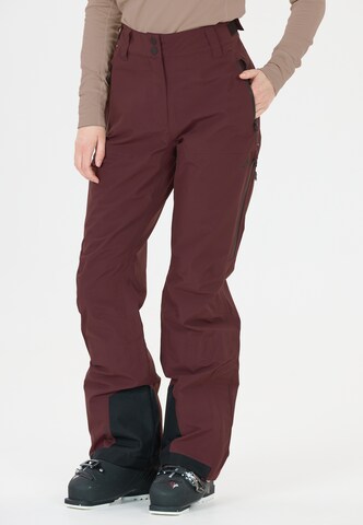 Whistler Regular Skihose 'Waitoro' in Rot: Vorderseite