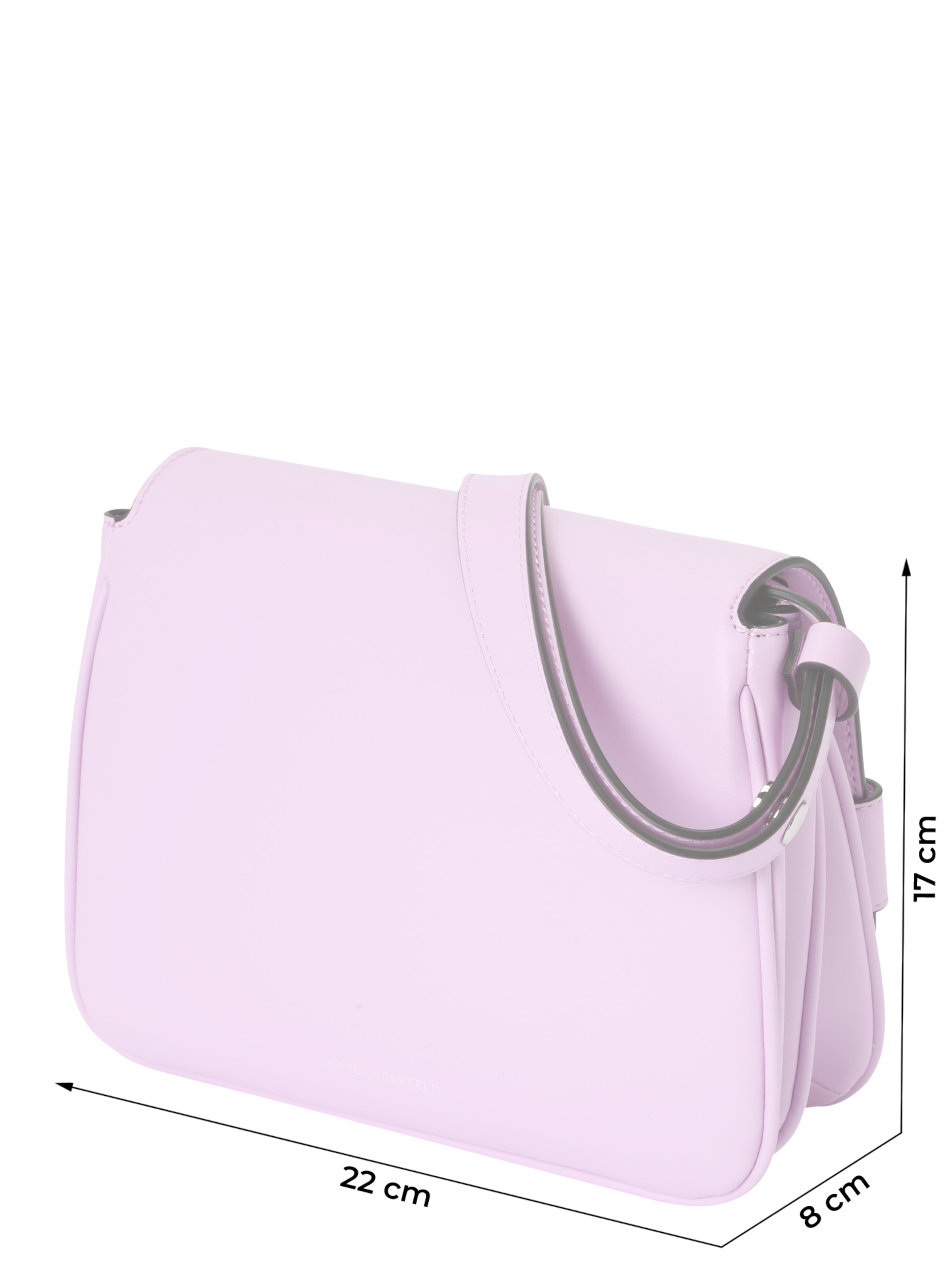 Karl Lagerfeld Taška přes rameno – fialová